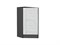 Шкаф нижний торцевой Лофт Graphite, Nordic Oak В*Ш*Г 816*296*554, фасад МДФ  Nordic Oak, корпус  Graphite ms2510VVT_36128