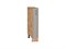 Шкаф нижний бутылочница Лофт Дуб Вотан, Cappuccino Veralinga, 150 В*Ш*Г 816*150*480, фасад МДФ  Cappuccino Veralinga, корпус  Дуб Вотан ms2510VVT_63328