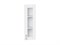 Фасад ФО Лофт Magic Moru V 90.30 В*Ш*Г 916*296*18, фасад МДФ/Стекло  White Silk ms2510VVT_078-8419 (59949)