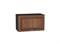 Шкаф верхний горизонтальный Шале Graphite, Brown Dreamline, 600 В*Ш*Г 358*600*320, фасад МДФ  Brown Dreamline, корпус  Graphite ms2510VVT_53737
