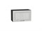 Шкаф верхний горизонтальный Шале Graphite, White Dreamline, 600 В*Ш*Г 358*600*320, фасад МДФ  White Dreamline, корпус  Graphite ms2510VVT_53731
