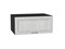 Шкаф верхний горизонтальный глубокий Шале Graphite, White Dreamline, 800 В*Ш*Г 358*800*576, фасад МДФ  White Dreamline, корпус  Graphite ms2510VVT_53696