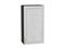 Шкаф верхний с 1-ой дверцей Шале Graphite, White Dreamline, 920, 500 В*Ш*Г 920*500*320, фасад МДФ  White Dreamline, корпус  Graphite ms2510VVT_53765