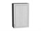 Шкаф верхний с 1-ой дверцей Шале Graphite, White Dreamline, 920, 600 В*Ш*Г 920*600*320, фасад МДФ  White Dreamline, корпус  Graphite ms2510VVT_53766