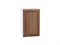 Шкаф верхний с 1-ой дверцей Шале Белый, Brown Dreamline, 720, 450 В*Ш*Г 716*450*320, фасад МДФ  Brown Dreamline, корпус  Белый ms2510VVT_53769