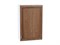 Шкаф верхний с 1-ой дверцей Шале Белый, Brown Dreamline, 920, 600 В*Ш*Г 920*600*320, фасад МДФ  Brown Dreamline, корпус  Белый ms2510VVT_53776