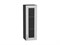 Шкаф верхний с 1-ой остекленной дверцей Шале Graphite, White Dreamline, 920, 300 В*Ш*Г 920*300*320, фасад МДФ/Стекло  White Dreamline, корпус  Graphite ms2510VVT_53796