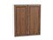 Шкаф верхний с 2-мя дверцами Шале Белый, Brown Dreamline, 920, 800 В*Ш*Г 920*800*302, фасад   Brown Dreamline, корпус  Белый ms2510VVT_53822