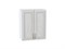 Шкаф верхний с 2-мя дверцами Шале Белый, White Dreamline, 720, 600 В*Ш*Г 716*600*320, фасад МДФ  White Dreamline, корпус  Белый ms2510VVT_53811