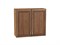 Шкаф верхний с 2-мя дверцами Шале Дуб Вотан, Brown Dreamline, 720, 800 В*Ш*Г 716*800*320, фасад МДФ  Brown Dreamline, корпус  Дуб Вотан ms2510VVT_61329