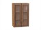 Шкаф верхний с 2-мя остекленными дверцами Шале Дуб Вотан, Brown Dreamline, 920, 600 В*Ш*Г 920*600*320, фасад МДФ/Стекло  Brown Dreamline, корпус  Дуб Вотан ms2510VVT_61337