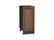 Шкаф нижний с 1-ой дверцей Шале Graphite, Brown Dreamline, 350 В*Ш*Г 816*350*480, фасад МДФ  Brown Dreamline, корпус  Graphite ms2510VVT_65281