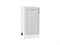 Шкаф нижний с 1-ой дверцей Шале Белый, White Dreamline, 400 В*Ш*Г 816*400*480, фасад МДФ  White Dreamline, корпус  Белый ms2510VVT_53948
