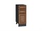 Шкаф нижний с 3-мя ящиками Шале Graphite, Brown Dreamline, 300 В*Ш*Г 816*300*480, фасад МДФ  Brown Dreamline, корпус  Graphite ms2510VVT_53998