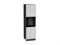 Шкаф пенал с 2-мя дверцами под технику Шале Graphite, White Dreamline, 2140 В*Ш*Г 2132*600*576, фасад МДФ  White Dreamline, корпус  Graphite ms2510VVT_54021