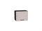 Шкаф верхний горизонтальный Барселона Graphite, Кашемир, 450 В*Ш*Г 358*450*324, фасад МДФ  Кашемир, корпус  Graphite ms2510VVT_74153