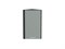 Шкаф верхний торцевой Квадро Graphite, Аквамарин, 720 В*Ш*Г 716*300*307, фасад МДФ  Аквамарин, корпус  Graphite ms2510VVT_73210