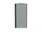 Шкаф верхний торцевой Квадро Graphite, Аквамарин, 920 В*Ш*Г 920*300*307, фасад МДФ  Аквамарин, корпус  Graphite ms2510VVT_73215