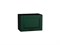 Шкаф верхний горизонтальный Дублин Graphite, Special Green, 450 В*Ш*Г 358*450*318, фасад МДФ  Special Green, корпус  Graphite ms2510VVT_74925