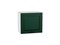 Шкаф верхний горизонтальный Дублин Белый, Special Green, 460, 500 В*Ш*Г 458*500*318, фасад МДФ  Special Green, корпус  Белый ms2510VVT_72843