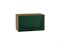 Шкаф верхний горизонтальный Дублин Дуб Вотан, Special Green, 360, 600 В*Ш*Г 358*600*318, фасад МДФ  Special Green, корпус  Дуб Вотан ms2510VVT_72833