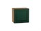 Шкаф верхний горизонтальный Дублин Дуб Вотан, Special Green, 460, 500 В*Ш*Г 458*500*318, фасад МДФ  Special Green, корпус  Дуб Вотан ms2510VVT_72846
