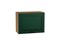 Шкаф верхний горизонтальный Дублин Дуб Вотан, Special Green, 460, 600 В*Ш*Г 458*600*318, фасад МДФ  Special Green, корпус  Дуб Вотан ms2510VVT_72852