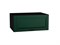Шкаф верхний горизонтальный глубокий Дублин Graphite, Special Green, 800 В*Ш*Г 358*800*574, фасад МДФ  Special Green, корпус  Graphite ms2510VVT_72796