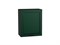 Шкаф верхний с 1-ой дверцей Дублин Graphite, Special Green, 720, 600 В*Ш*Г 716*600*318, фасад МДФ  Special Green, корпус  Graphite ms2510VVT_73012