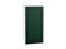 Шкаф верхний с 1-ой дверцей Дублин Белый, Special Green, 920, 450 В*Ш*Г 920*450*318, фасад МДФ  Special Green, корпус  Белый ms2510VVT_72967