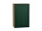 Шкаф верхний с 1-ой дверцей Дублин Дуб Вотан, Special Green, 920, 600 В*Ш*Г 920*600*318, фасад МДФ  Special Green, корпус  Дуб Вотан ms2510VVT_72994