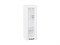 Шкаф верхний с 1-ой остекленной дверцей Дублин Белый, Special White, 920, 300 В*Ш*Г 920*300*318, фасад МДФ/Стекло  Special White, корпус  Белый ms2510VVT_74315
