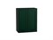 Шкаф верхний с 2-мя дверцами Дублин Graphite, Special Green, 720, 600 В*Ш*Г 716*600*318, фасад МДФ  Special Green, корпус  Graphite ms2510VVT_73147