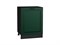 Шкаф нижний с 1-ой дверцей Дублин Graphite, Special Green, 600 В*Ш*Г 816*600*478, фасад МДФ  Special Green, корпус  Graphite ms2510VVT_73403