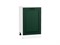 Шкаф нижний с 1-ой дверцей Дублин Белый, Special Green, 500 В*Ш*Г 816*500*478, фасад МДФ  Special Green, корпус  Белый ms2510VVT_73374
