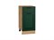 Шкаф нижний с 1-ой дверцей и ящиком Дублин Дуб Вотан, Special Green, 400 В*Ш*Г 816*400*478, фасад МДФ  Special Green, корпус  Дуб Вотан ms2510VVT_73476