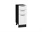 Шкаф нижний с 3-мя ящиками Дублин Graphite, Special White, 300 В*Ш*Г 816*300*478, фасад МДФ  Special White, корпус  Graphite ms2510VVT_73637