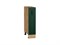 Шкаф нижний бутылочница Дублин Дуб Вотан, Special Green, 200 В*Ш*Г 816*200*478, фасад МДФ  Special Green, корпус  Дуб Вотан ms2510VVT_73308