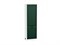 Шкаф пенал с 2-мя дверцами Дублин Белый, Special Green, 2140, 600 В*Ш*Г 2132*600*574, фасад МДФ  Special Green, корпус  Белый ms2510VVT_73727