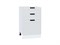 Кухонный гарнитур модульный Евро Лайн-01 В*Ш*Г 2140*2800*600, фасад МДФ  Белый/Агат, корпус  Белый, столешница  Редондо ms2510VVT_77589