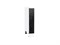 Шкаф нижний бутылочница Валерия-М Белый, Черный металлик дождь, 150 В*Ш*Г 816*150*478, фасад МДФ  Черный металлик дождь, корпус  Белый ms2510VVT_38610