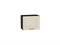 Шкаф верхний горизонтальный Ницца Graphite, Дуб крем, 450 В*Ш*Г 358*450*318, фасад МДФ  Дуб крем, корпус  Graphite ms2510VVT_74192