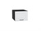 Шкаф верхний горизонтальный глубокий Ницца Graphite, Blanco, 500 В*Ш*Г 358*500*574, фасад МДФ  Blanco, корпус  Graphite ms2510VVT_45215