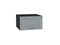 Шкаф верхний горизонтальный глубокий Ницца Graphite, Графит, 600 В*Ш*Г 358*600*574, фасад МДФ  Графит, корпус  Graphite ms2510VVT_54489