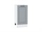 Шкаф нижний с 1-ой дверцей Ницца Белый, Magnum, 400 В*Ш*Г 816*400*478, фасад МДФ  Magnum, корпус  Белый ms2510VVT_44516