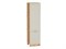 Шкаф пенал с 2-мя дверцами Ницца Дуб Вотан, Агат, 2340, 600 В*Ш*Г 2336*600*574, фасад МДФ  Агат, корпус  Дуб Вотан ms2510VVT_64581