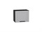 Шкаф верхний горизонтальный Глетчер Graphite, Гейнсборо Силк, 450 В*Ш*Г 358*450*318, фасад МДФ  Гейнсборо Силк, корпус  Graphite ms2510VVT_74180
