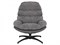 Кресло SIGNAL GISELLE (серый/серый/черный мат) ms2601SIGHAL_GISELLESZ