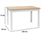 Стол обеденный Signal ADAM 100 (дуб ланселот/белый мат) ms2601SIGHAL_ADAMDLB100