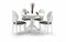 Стол обеденный Halmar WILLIAM, раскладной (белый) ms2601SIGHAL_V-CH-WILLIAM-ST-BIALY
